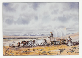 OREGON TRAIL NOTE CARDS
